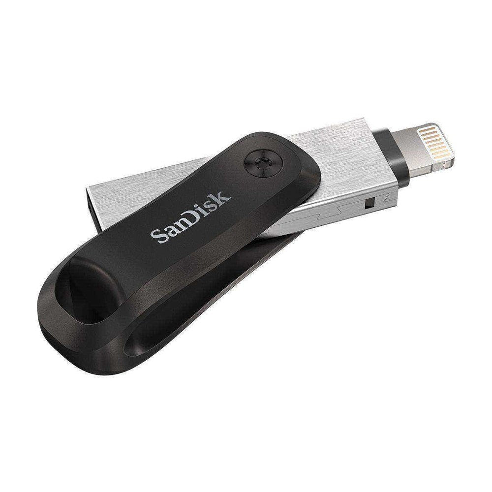 SanDisk iXpand Flash Drive Go 256GB - USB3.0 + Lightning - for iPhone and iPad