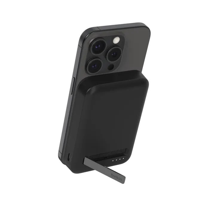 Belkin Powerbank Qi2 Wireless 10k Kick Stand Black