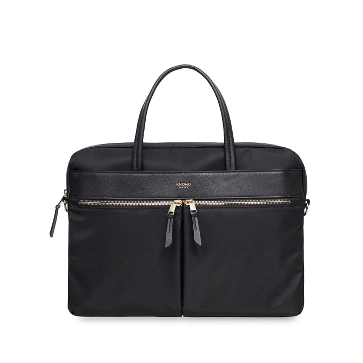 Knomo - Hanover Slim Briefcase 14 inch - Black