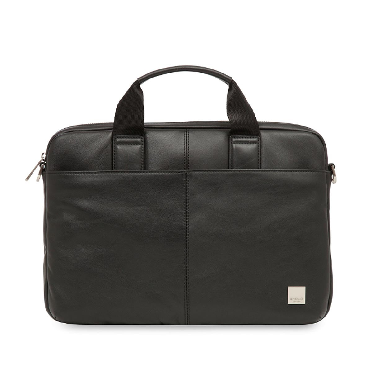 Knomo - Brompton Classic Stanford Slim Laptop Briefcase 13 inch - Black