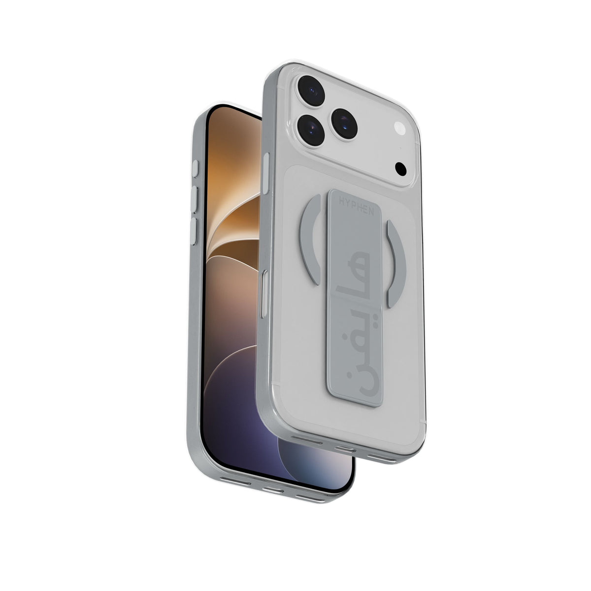 HYPHEN DRFT Grip & Stand Magsafe Case - Grey -  iPhone 18 Pro - 6.3"
