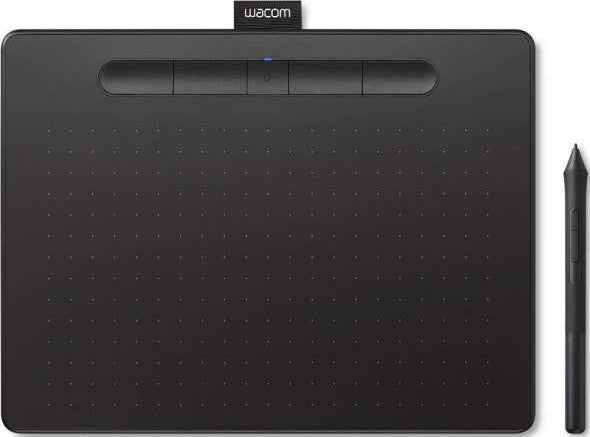 Wacom Intuos Medium Bluetooth Creative Pen Tablet, Black