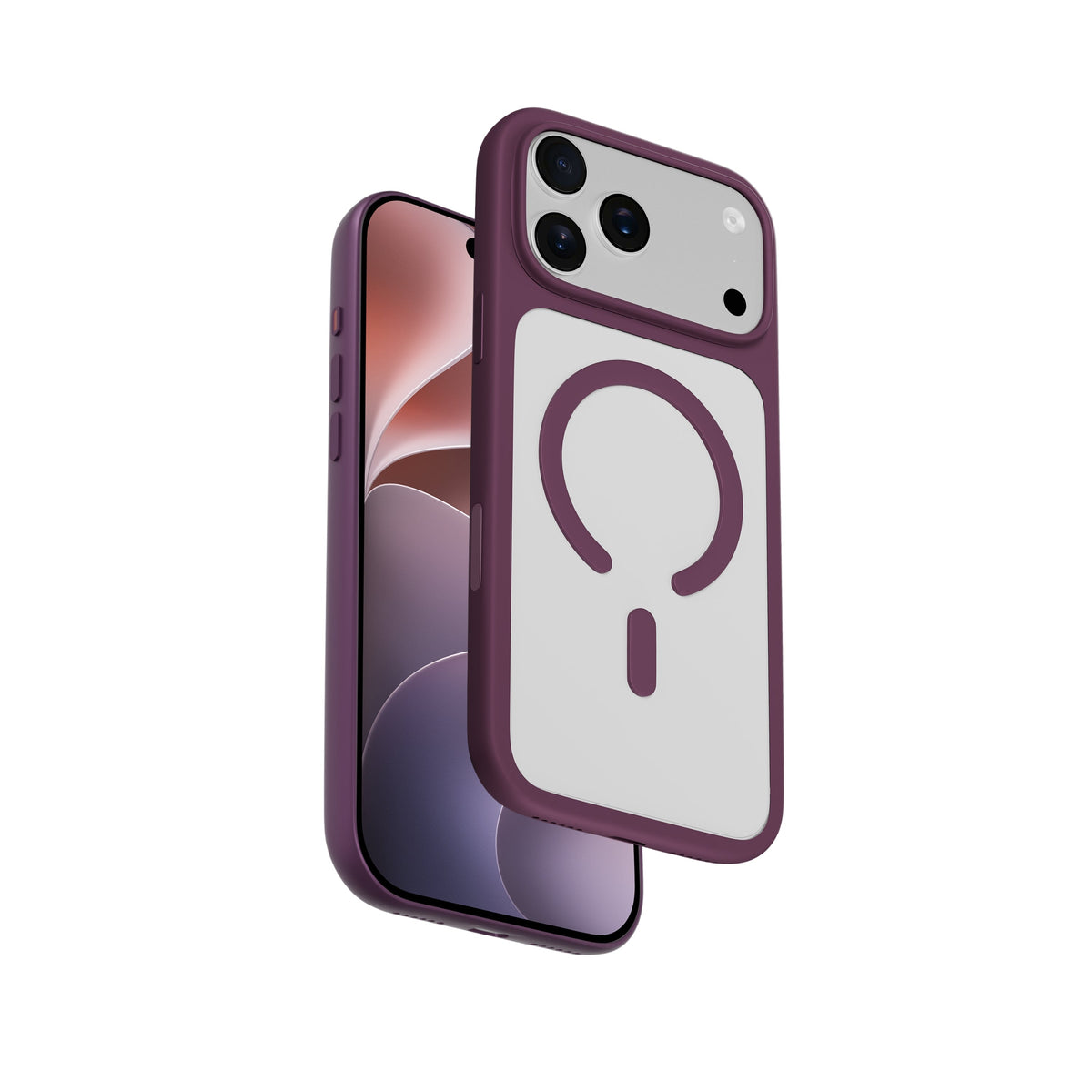 HYPHEN  RIFT Impact Frame MagSafe Case - Plum -  iPhone 18 Pro - 6.3"