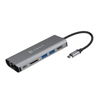 Adam Elements CASA A01 6 port USB-C Hub - Grey