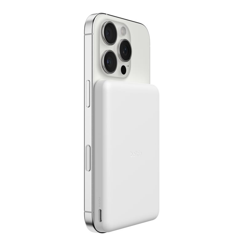 BELKIN - POWERBANK - 5K - 7.5W - SLIM - MAGNETIC WIRELESS - WHITE