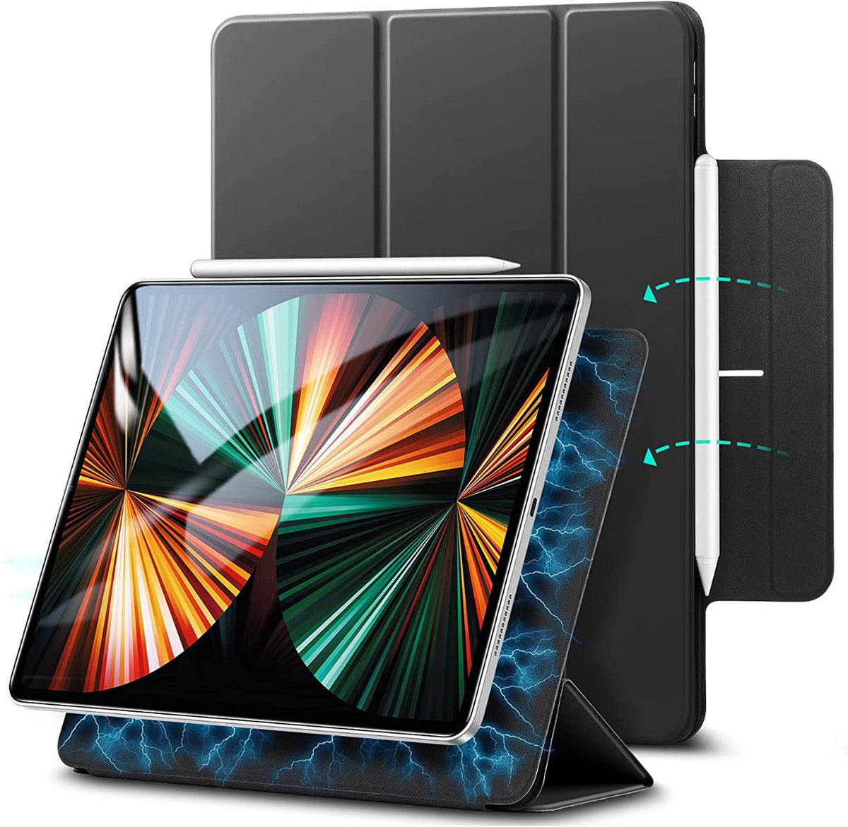 ESR Rebound Magnetic with Clasp for iPad Pro 12.9 2021 Black