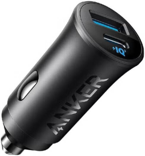 Anker Car Charger (30W, 2 Ports) Black