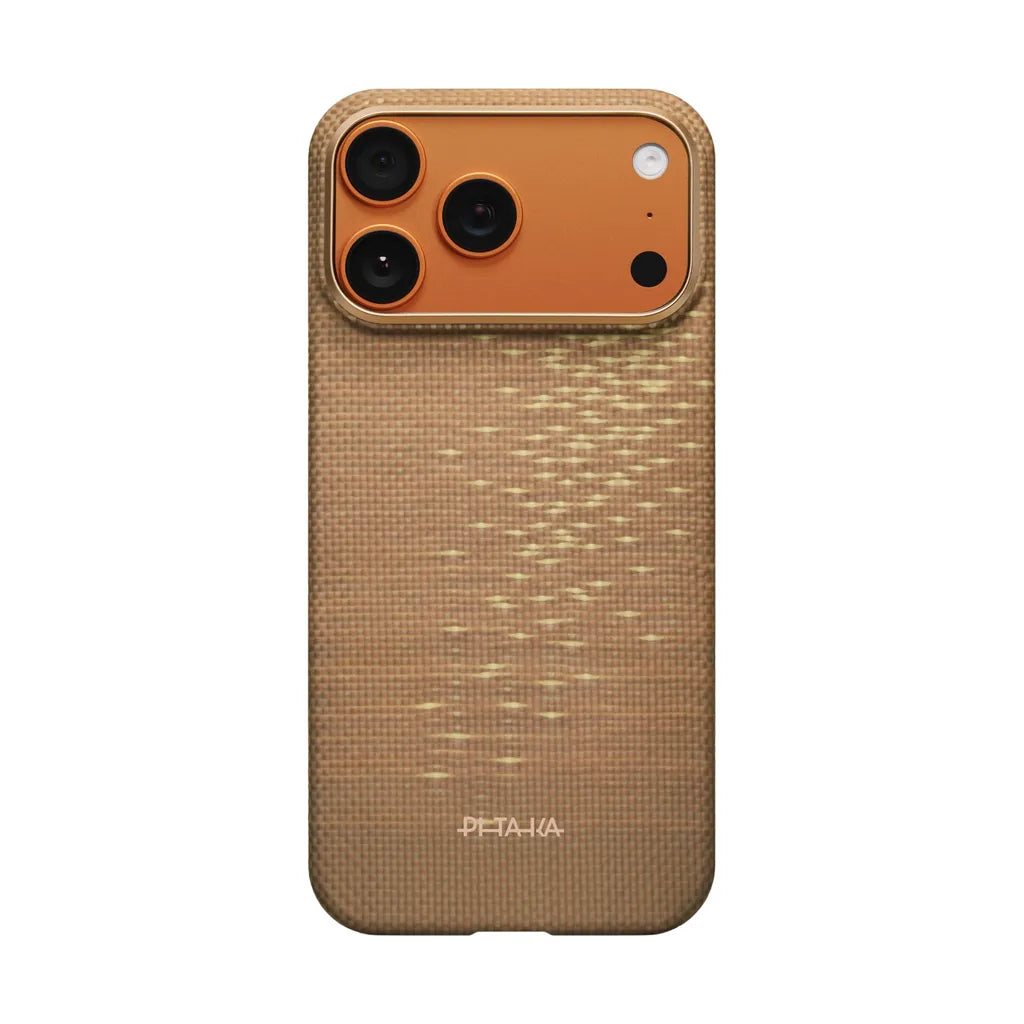 PITAKA Ultra-Slim Case For iPhone 17 Pro Max Golden Glint