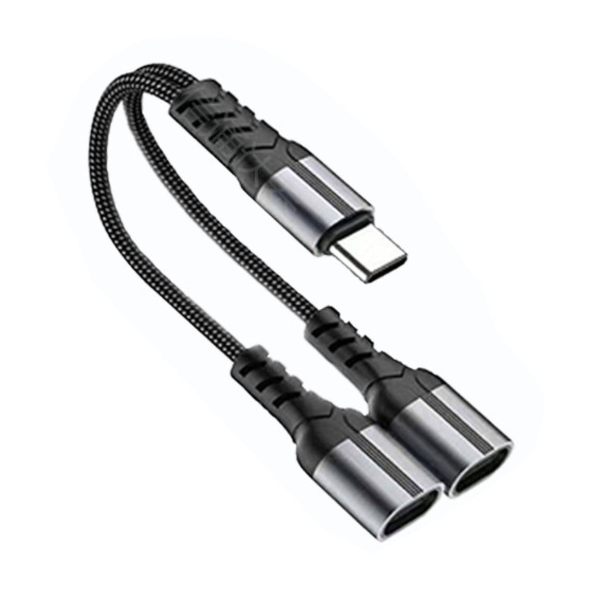 USB C to USB OTG Adapter, 2 in 1 USB C Splitter with PD Charging Port and USB 3.0 Female Port Compatible wit iPhone 15 Pro, MacBook Pro,Chromebook, Galaxy and More Type-C Devices SKU#AD013-USBCOTGBK