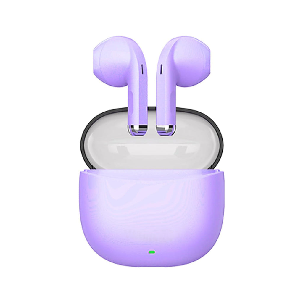 Wireless Headset Bluetooth 5.0 Headphones Stereo Twin Earbuds BT-VDBT030 In Purple SKU:BT-030PP