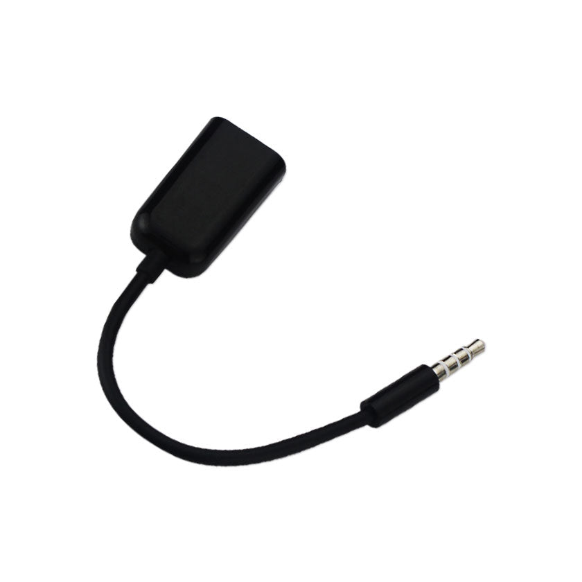 REIKO MALE TO DUAL STEREO AUDIO CABLE 3.3FT IN BLACK