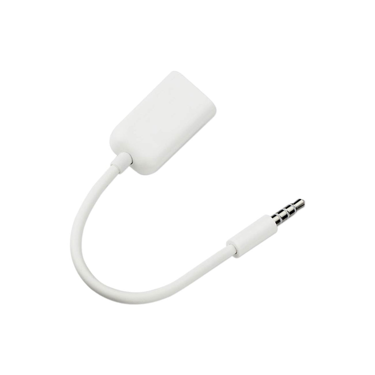 REIKO MALE TO DUAL STEREO AUDIO CABLE 3.3FT IN WHITE