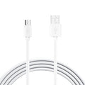 Reiko 3.3FT PVC Material Micro USB 2.0 Data Cable In White And Simple Packaging-DC27A-MICROWH