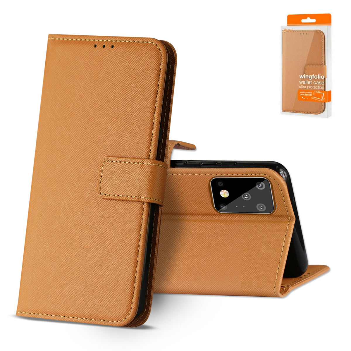 Reiko SAMSUNG GALAXY S20 ULTRA 3-In-1 Wallet Case In Brown | SKU: FC27-SAMS11PBR