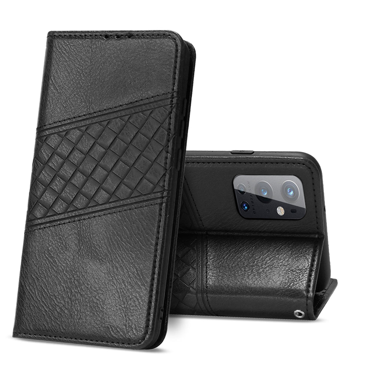 Reiko ONE PLUS 9 PRO 5G 3-In-1 Wallet Case In Black | SKU: FC30-ONEPLUS9PROBK