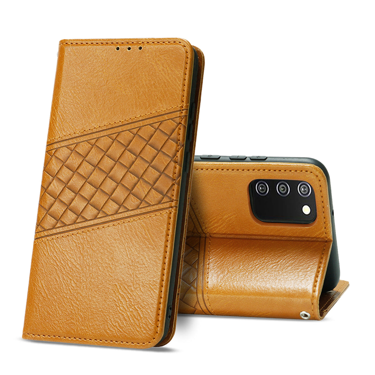 Reiko Samsung Galaxy A02S 3-In-1 Wallet Case In Brown | SKU: FC30-SAMA02SBR