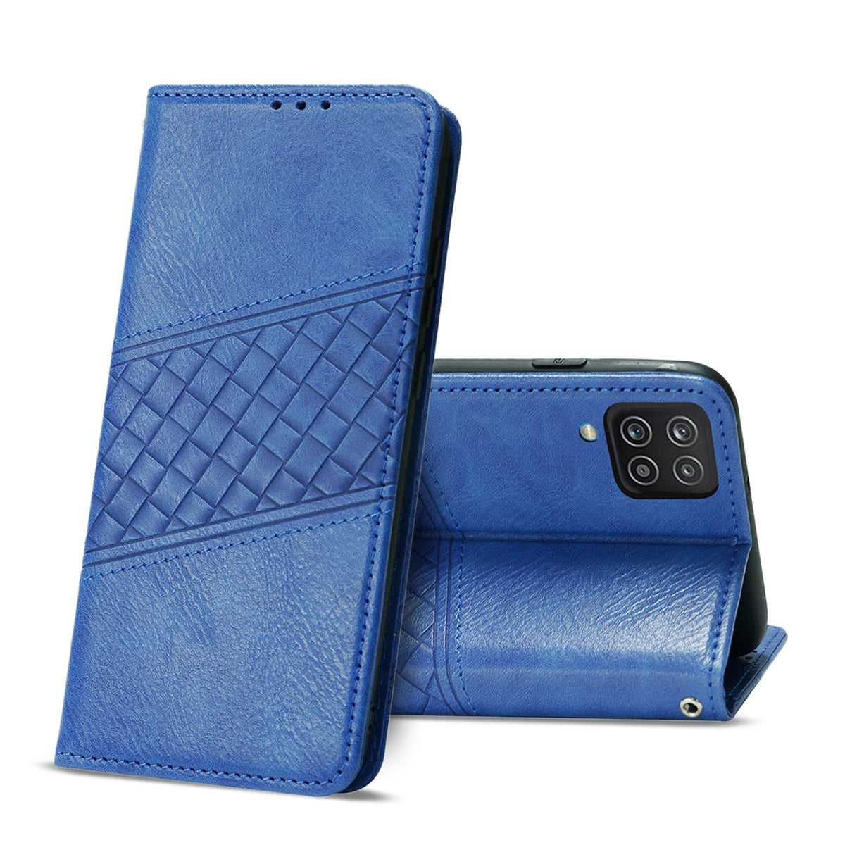 Reiko Samsung Galaxy A12/5G 3-In-1 Wallet Case In Blue | SKU: FC30-SAMA12-5GBL