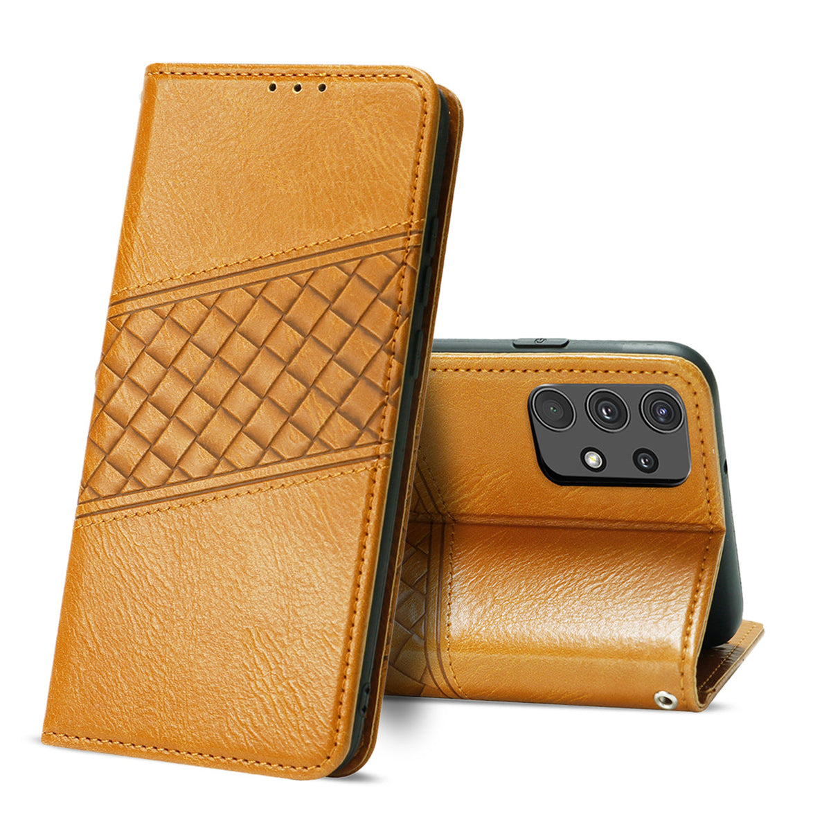 Reiko Samsung Galaxy A32/5G 3-In-1 Wallet Case In Brown | SKU: FC30-SAMA32-5GBR