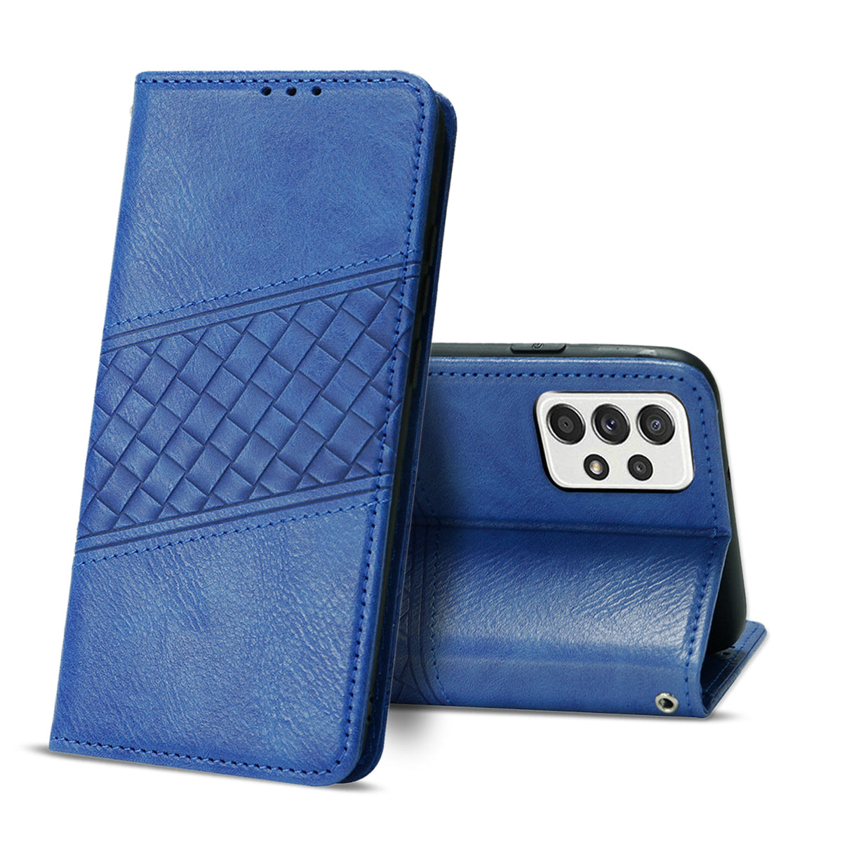 Reiko Samsung Galaxy A52/5G 3-In-1 Wallet Case In Blue | SKU: FC30-SAMA52-5GBL