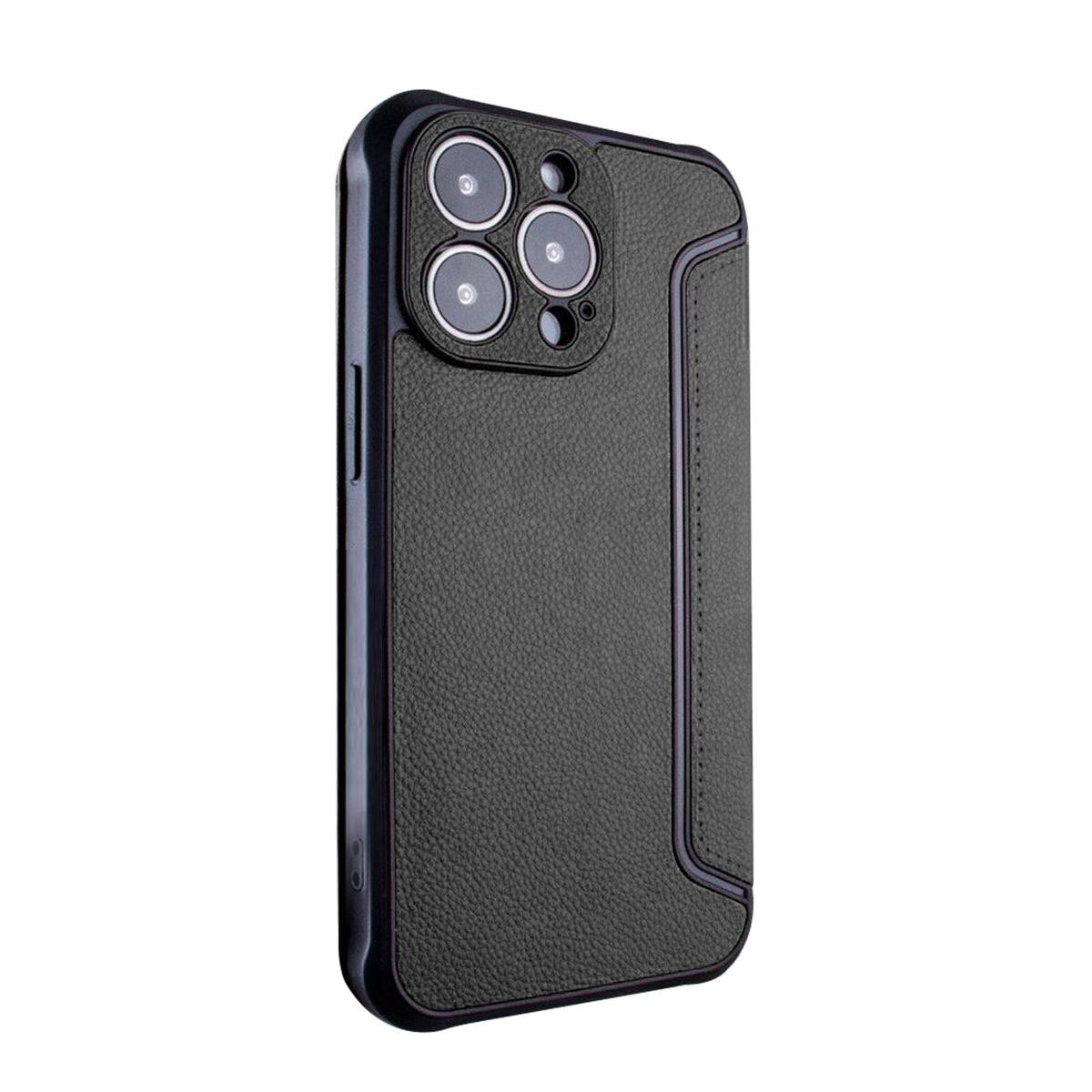 Magnetic wallet Leather phone case For Samsung Galaxy S22 Plus In Black (FC36-SAMS22PBK)