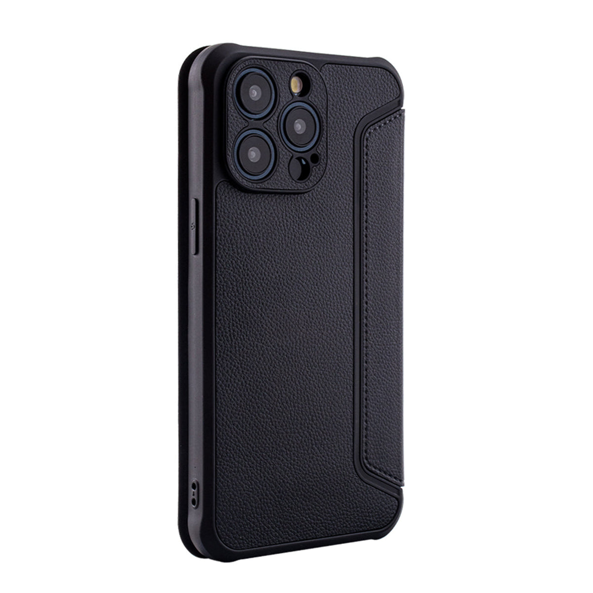 Magnetic wallet Leather phone case For Apple iPhone 15 PRO MAX In Black (FC36-IPH15PROMAXBK)