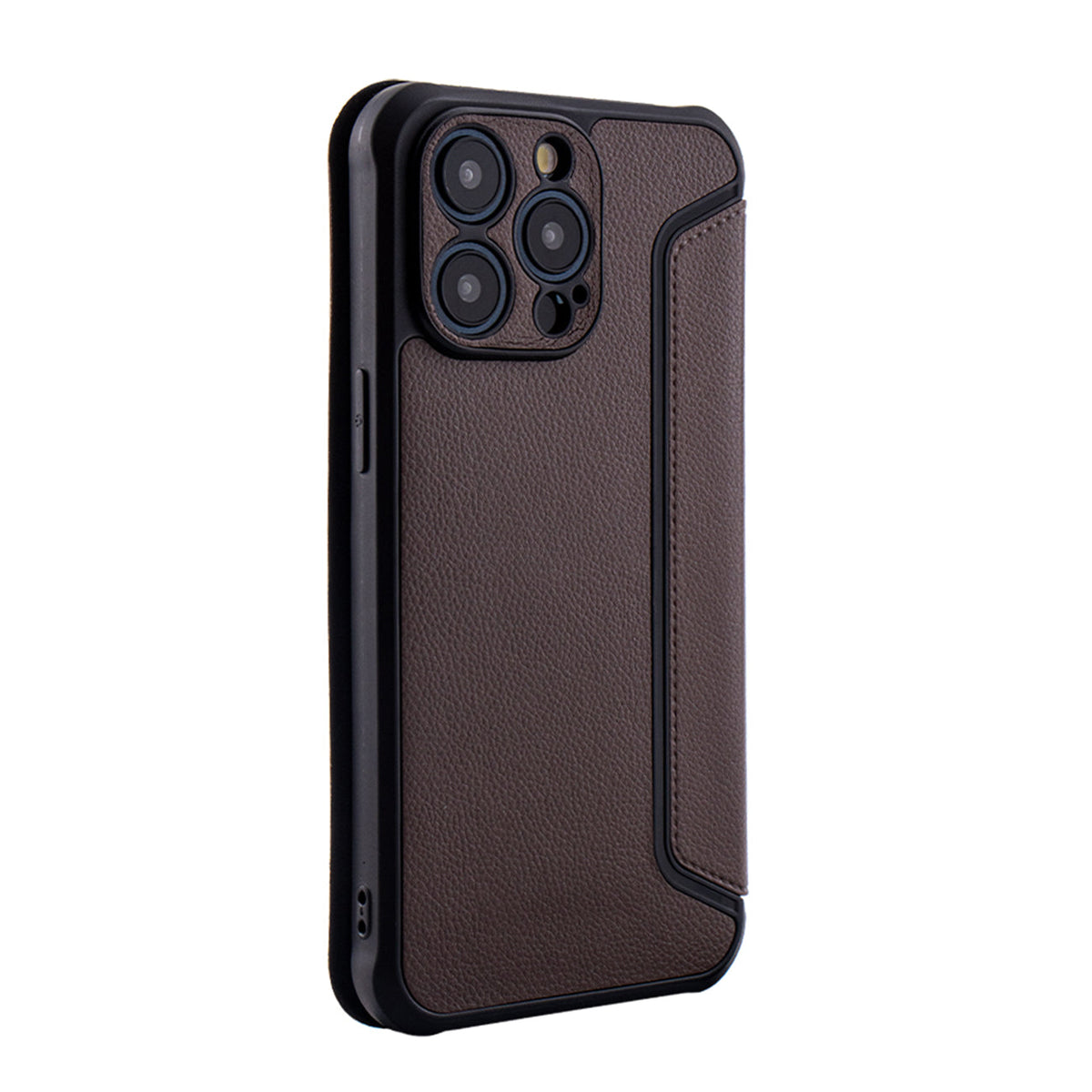Magnetic wallet Leather phone case For Apple iPhone 15 PRO MAX In Brown (FC36-IPH15PROMAXBR)