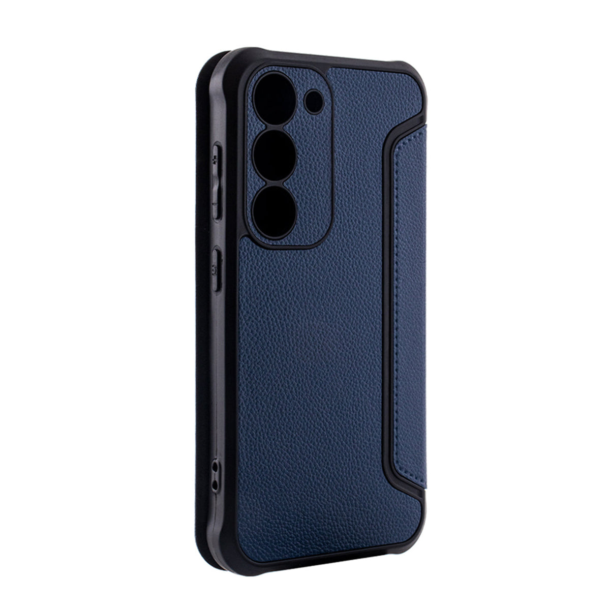 Magnetic wallet Leather phone case For Samsung Galaxy S23 In Navy (FC36-SAMS23NV)