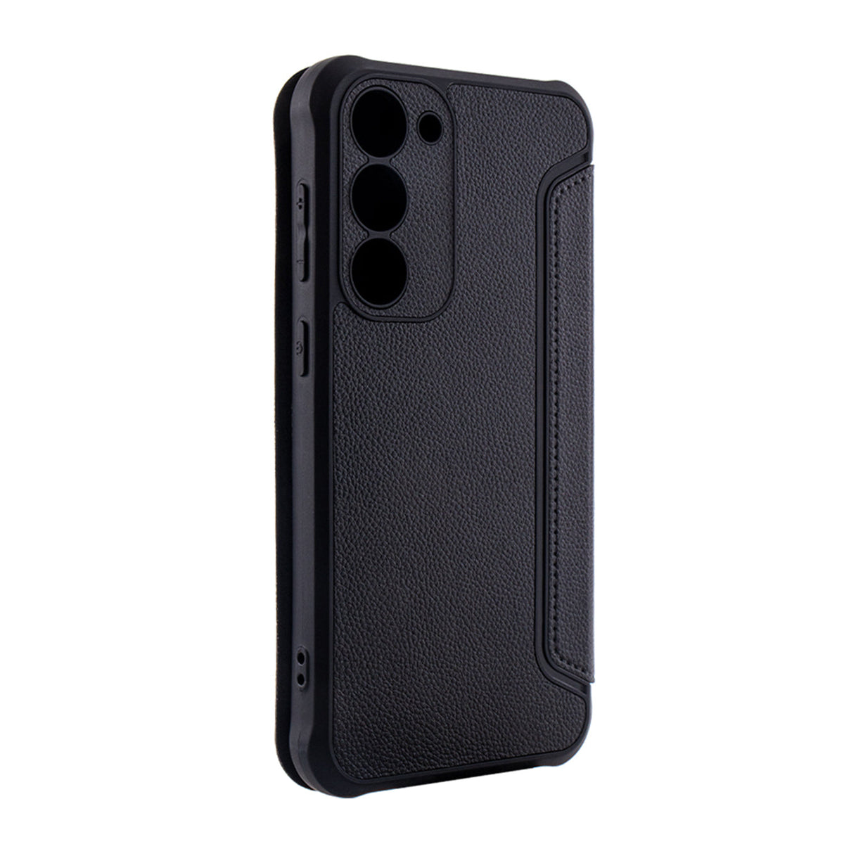 Magnetic wallet Leather phone case For Samsung Galaxy S23 Plus In Black (FC36-SAMS23PBK)