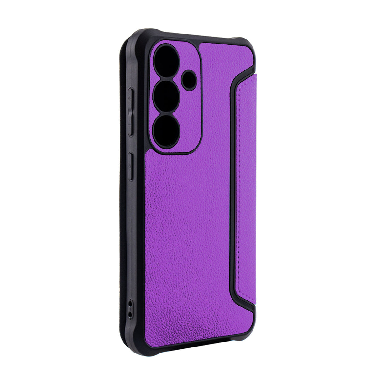 Magnetic wallet Leather phone case For Samsung Galaxy S24 Plus In Purple (FC36-SAMS24PPP)