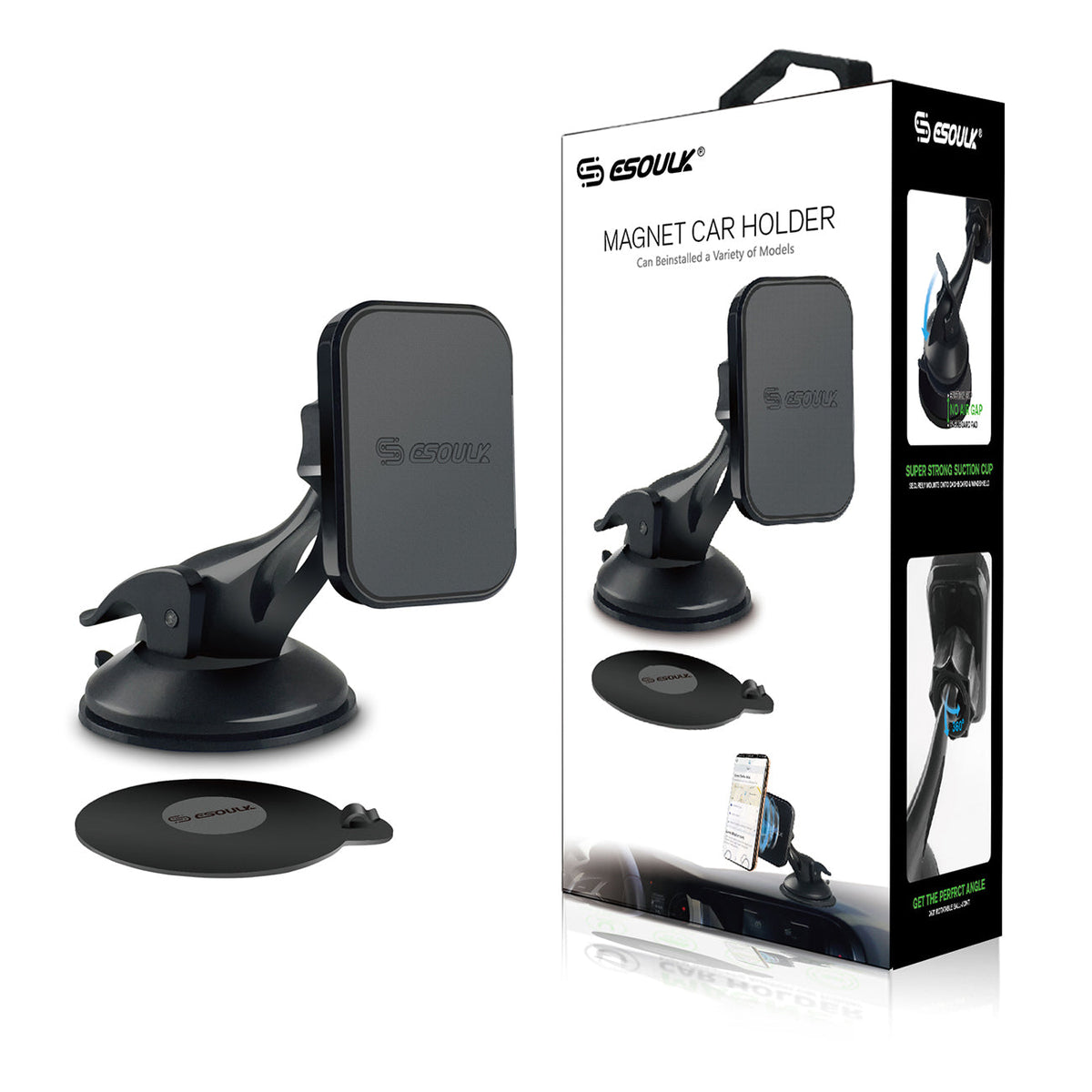 Magnetic Car Mount SKU:HLD-EH04PBK