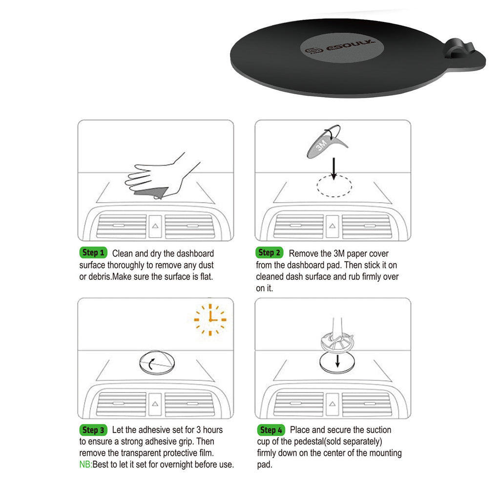 Magnetic Car Mount SKU:HLD-EH04PBK