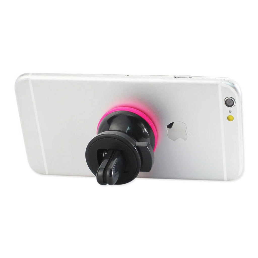 REIKO UNIVERSAL AIR VENT MAGNETIC CAR MOUNT PHONE HOLDER IN BLACK ORANGE  SKU:HLD10-BKOR