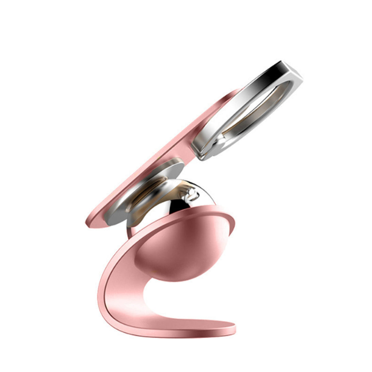 360 Degree Rotating Magnet Car Holder In Rose Gold  (HLD16-GD)