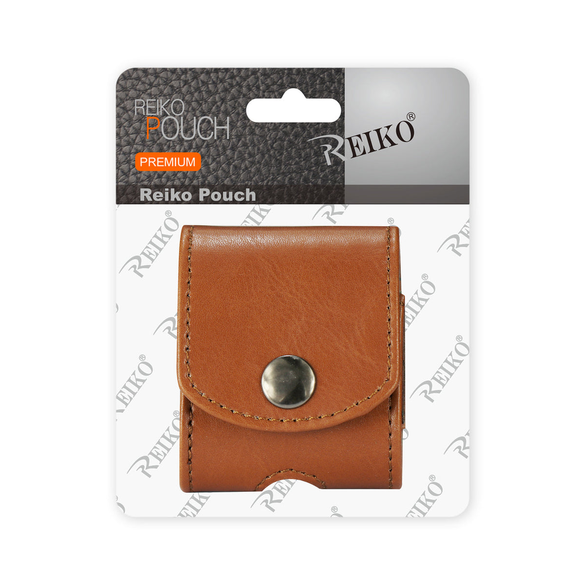 Reiko leather Case for Airpod in Brown | SKU: HP106-AIRPODBR