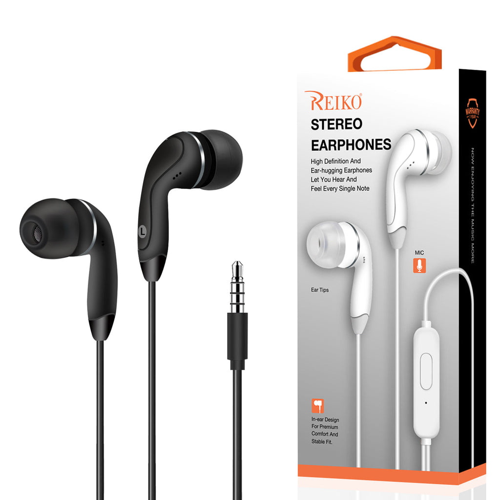 REIKO IN-EAR HEADPHONES WITH MIC FOR TYPE-C IN BLACK SKU:HS1490-TYPECBK
