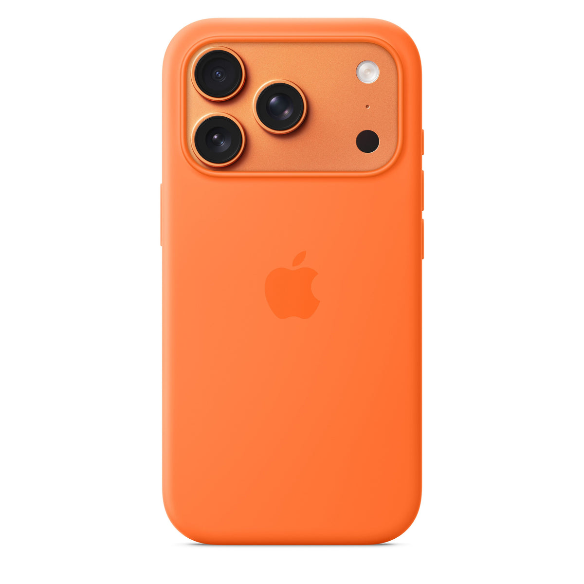 iPhone 17 Pro Silicone Case with MagSafe – Orange