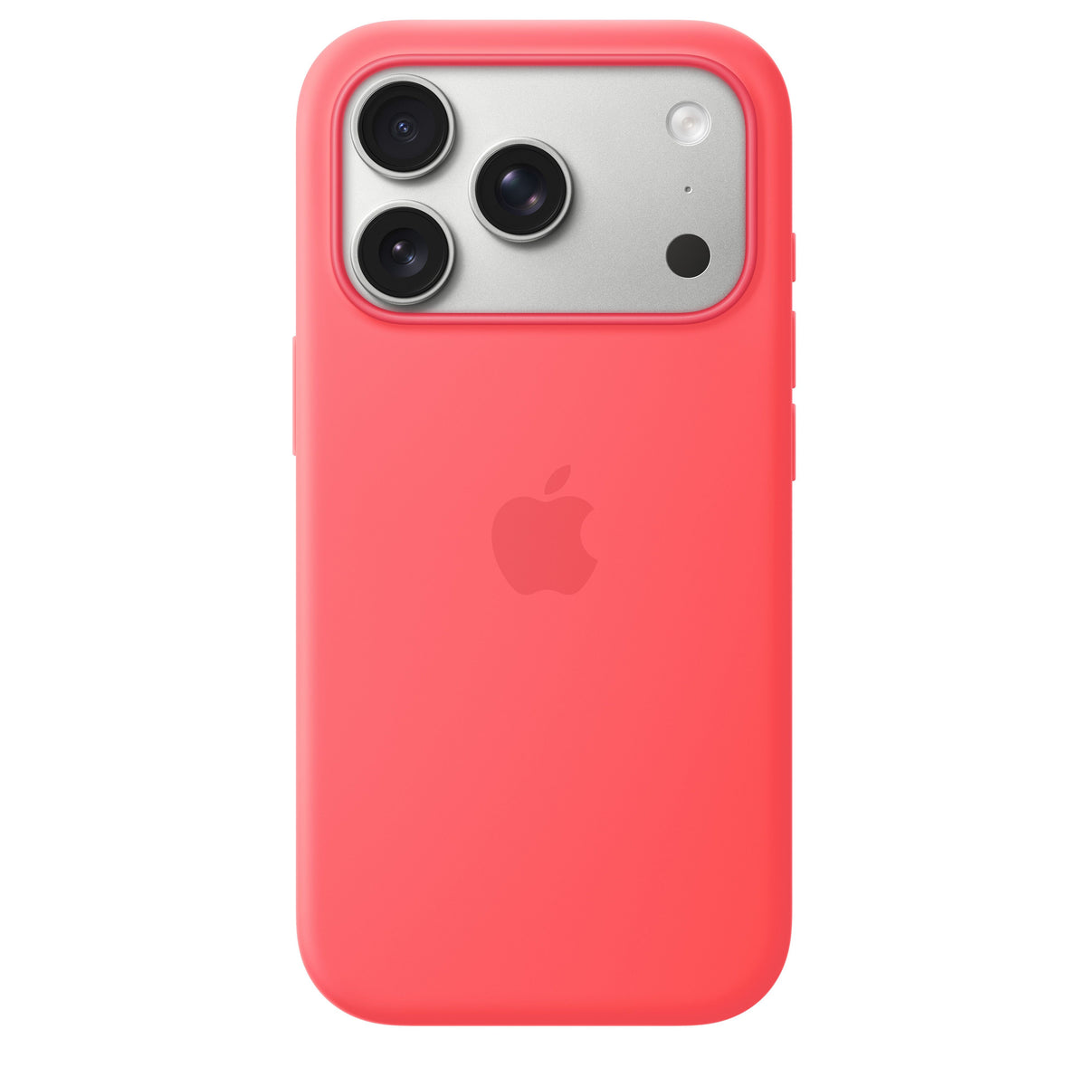 iPhone 17 Pro Silicone Case with MagSafe – Bright Guava