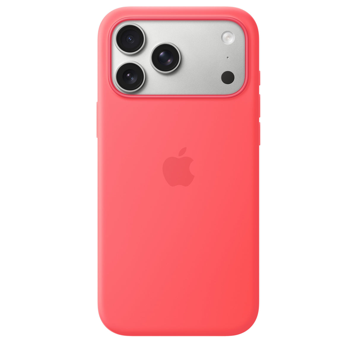 iPhone 17 Pro Max Silicone Case with MagSafe – Bright Guava
