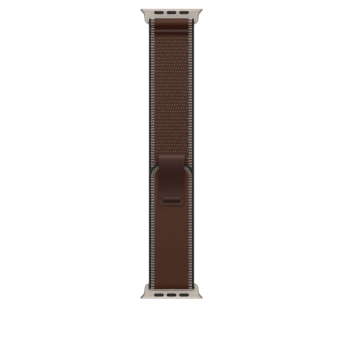 49mm Dark Umber Trail Loop - M/L - Natural Titanium Finish