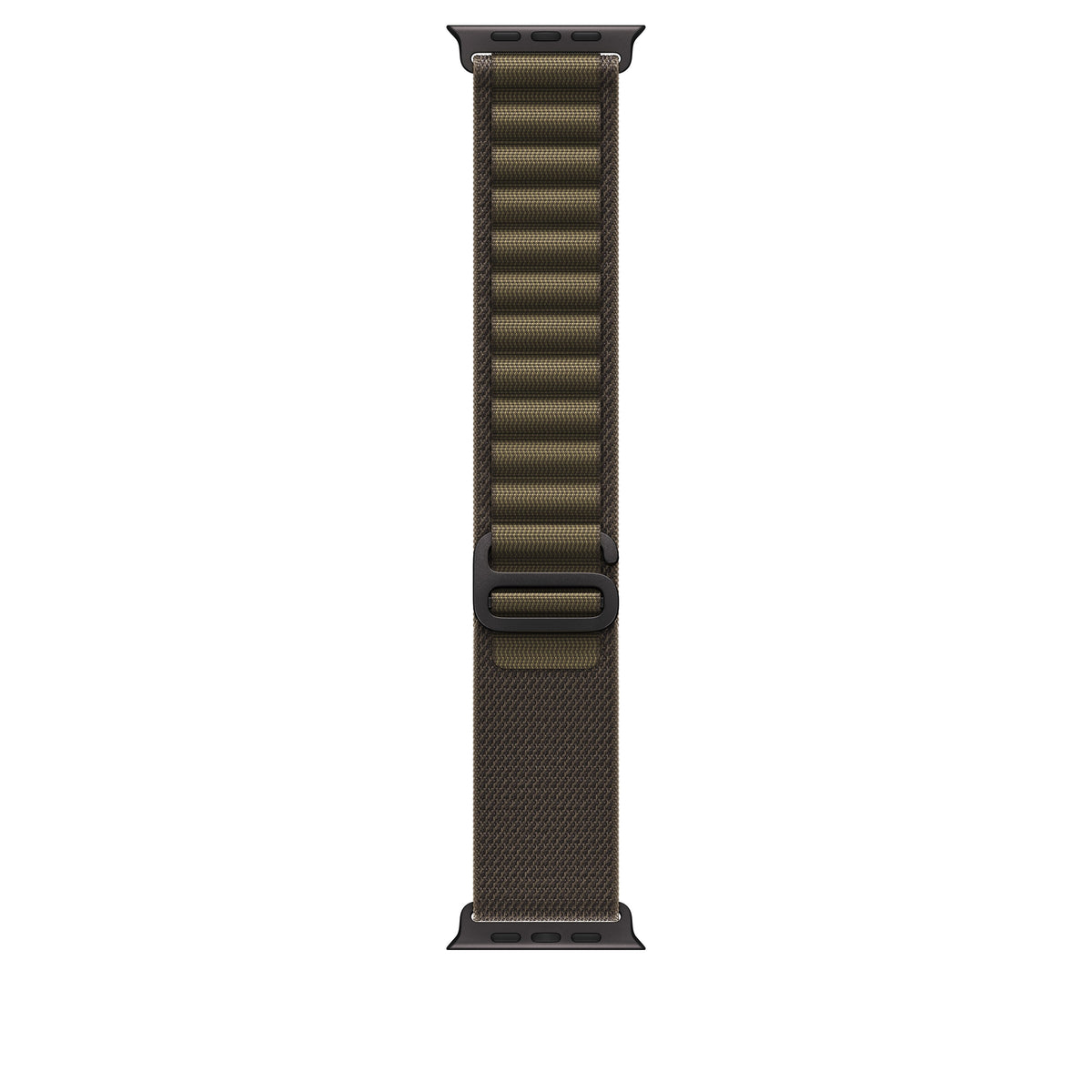 49mm Dark Olive Alpine Loop - Small - Black Titanium Finish