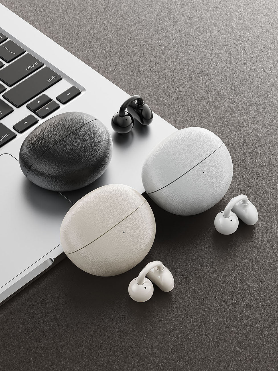 300mAh BT 6.0 Type-C Clear sound  long battery life wireless earbuds True Wireless Stereo in black SKU:BT-VD055BK