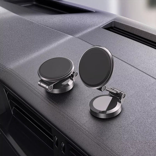 360???? rotating magnetic holder for car with a sticky base SKU: HLD-VDHD040BK