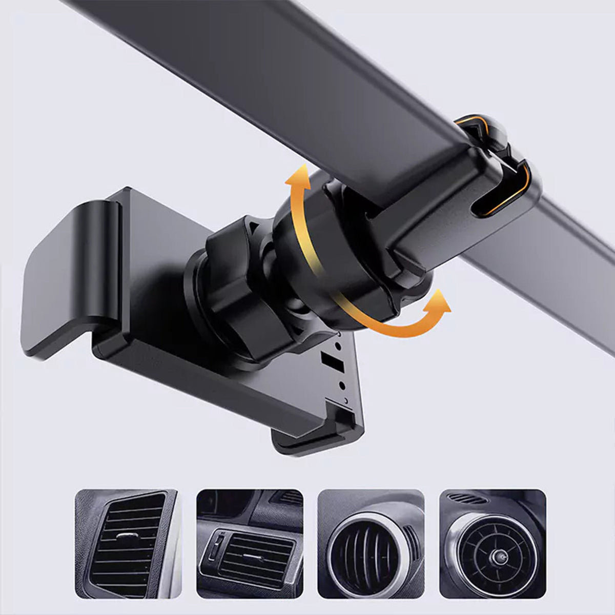 Strong suction cup 360???? Rotatable Phone Stand, Universal Smartphone Holder for Car/desk SKU:HLD-VDHD045BK