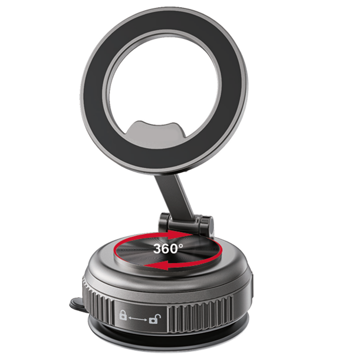 Universal High Quality Magnetic Phone holder, Strong Magnetic, Stable Anti-shake holder for Smartphones  SKU:HLD-VD068BK