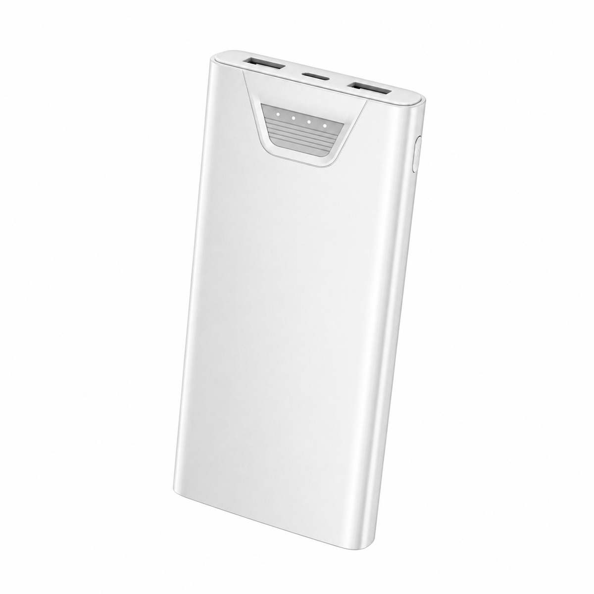 10000 mAh high capacity fast charging dual USB output black power bank | SKU: M2RVD-PB041WH