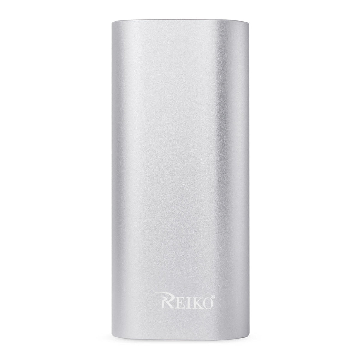 REIKO 4800MAH UNIVERSAL POWER BANK WITH MICRO CABLE IN SILVER SKU:PB4800-SL