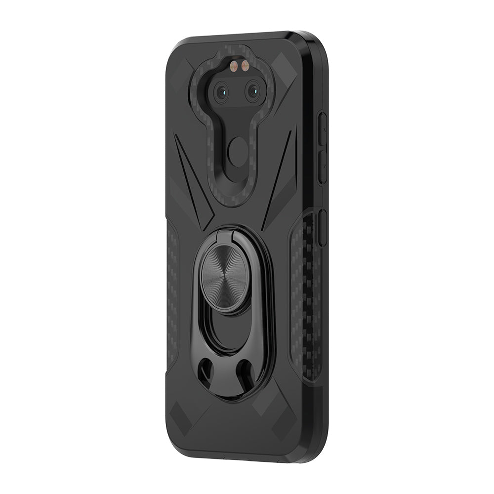 Phone Case with Ring Holder LG ARISTO 5 In Black