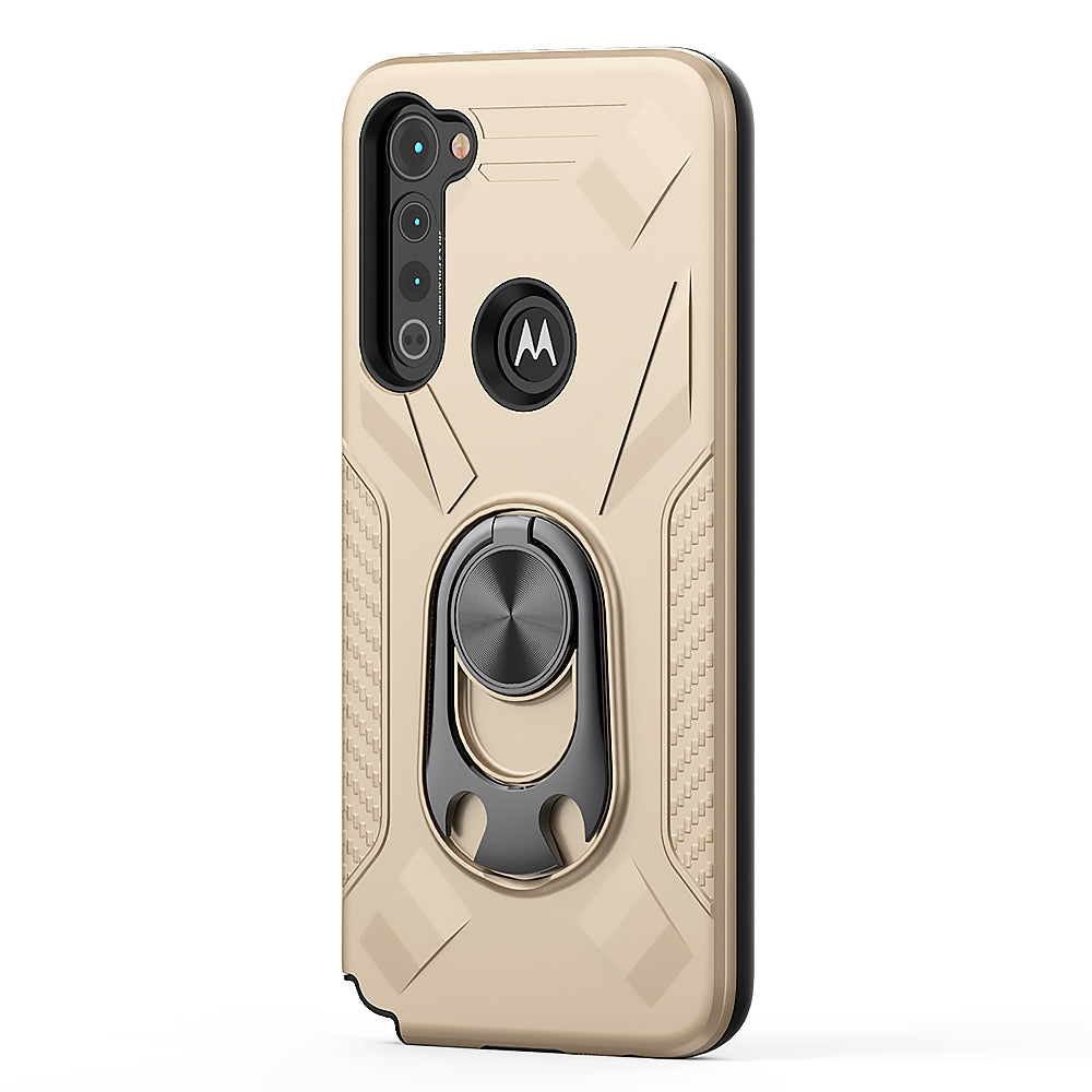 MOTOROLA G STYLUS Case with Ring Holder In Gold