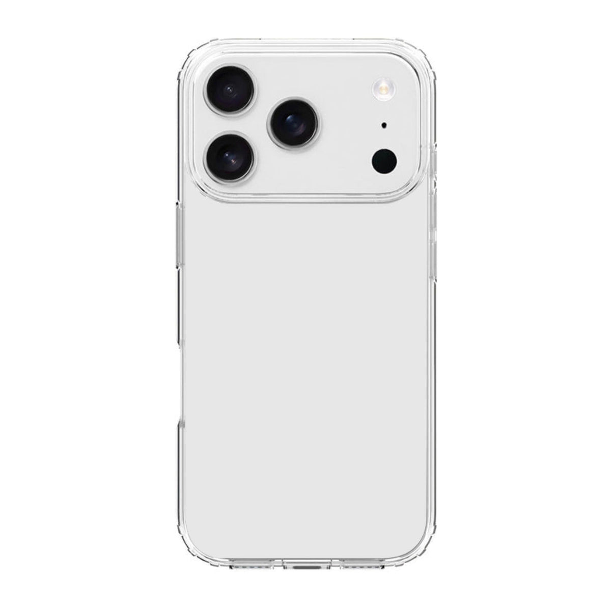 Reiko High Quality 2X Clean PC and TPU Bumper Case In Clear For IPHONE 17 PRO,SKU:PC09-IPH17PROCL