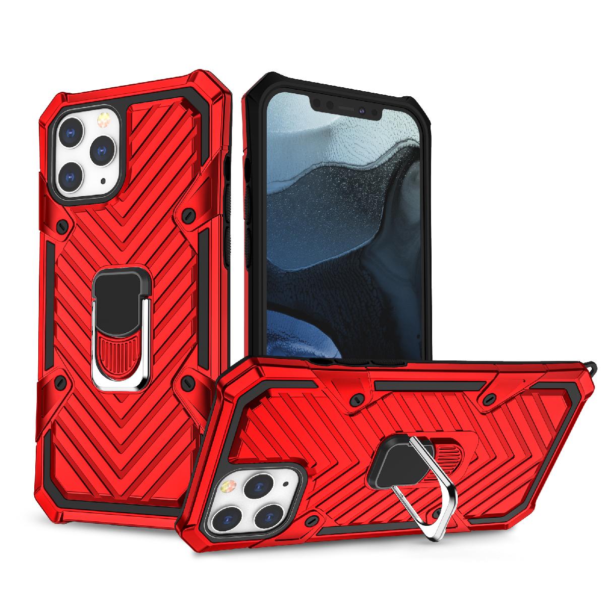 IPHONE 12 MINI Kickstand Anti-Shock And Anti Falling Case In Red